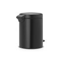 Brabantia Pedal Bin newIcon Ümmargune Must