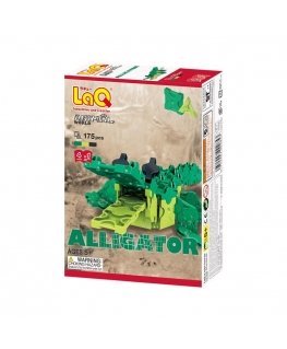 Japanese educational constructor LaQ "AW Alligator" (175 parts, 4 schemes, 3 colors)