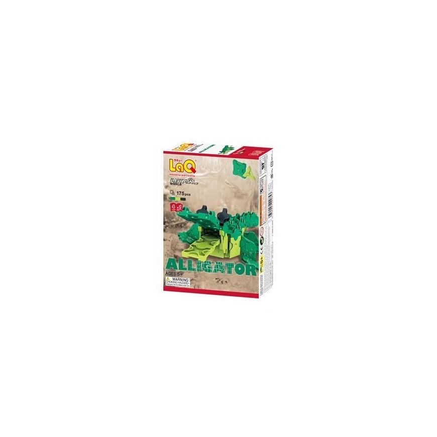 Japanese educational constructor LaQ "AW Alligator" (175 parts, 4 schemes, 3 colors) – 7