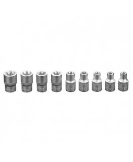 Neo Torx socket set 1/2 "E10-E24 9pcs (08-649)