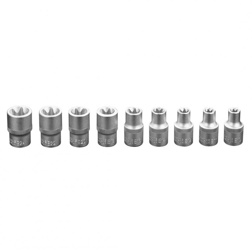 Neo Torx socket set 1/2 "E10-E24 9pcs (08-649)
