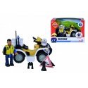 SIMBA Fireman Sam Police Quad with Malcolm Figure SIMBA Fireman Sam Police Quad with Malcolm Figure