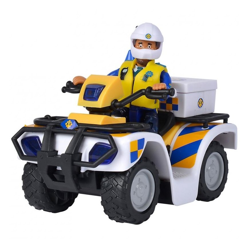 SIMBA Fireman Sam Police Quad with Malcolm Figure – 3