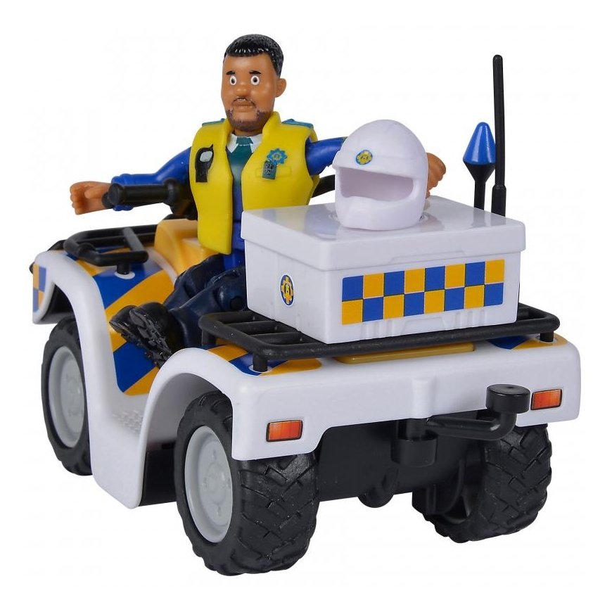 SIMBA Fireman Sam Police Quad with Malcolm Figure – 6