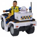 SIMBA Fireman Sam Police Quad with Malcolm Figure SIMBA Fireman Sam Police Quad with Malcolm Figure