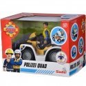 SIMBA Fireman Sam Police Quad with Malcolm Figure SIMBA Fireman Sam Police Quad with Malcolm Figure