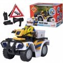 SIMBA Fireman Sam Police Quad with Malcolm Figure SIMBA Fireman Sam Police Quad with Malcolm Figure