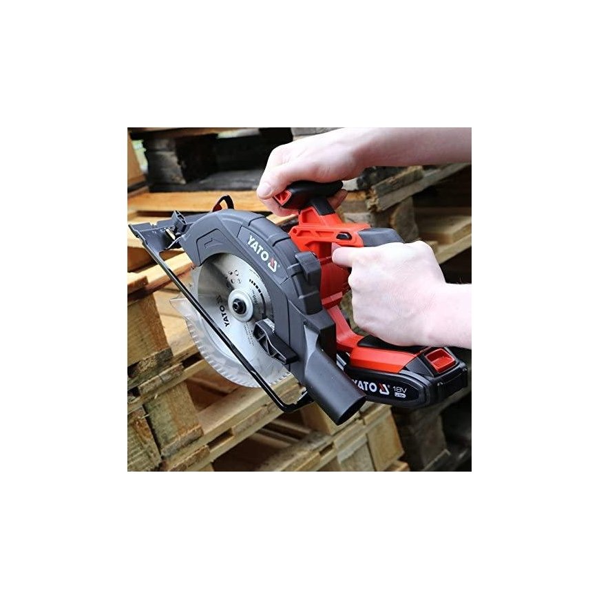 YATO diskinis pjūklas 165mm 18V 1x2,0Ah – 7