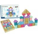 Lean Sport Lean Cars Wooden bricks Pastel colors 28 pcs. Castle Lean Sport Lean Cars Wooden bricks Pastel colors 28 pcs. Castle