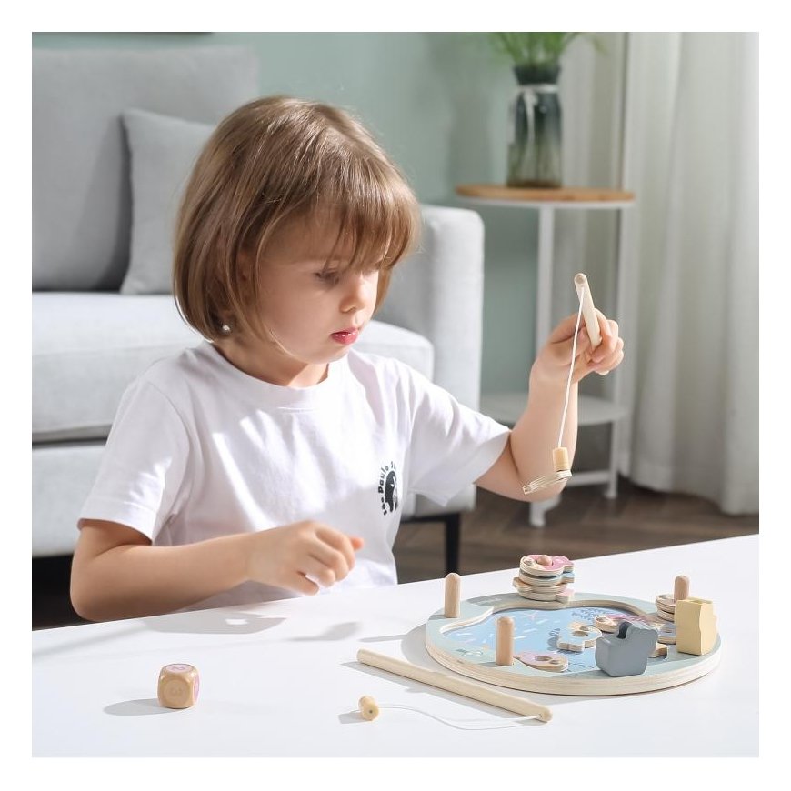 Viga Toys Viga PolarB Medinė žuvies medžioklė – 3