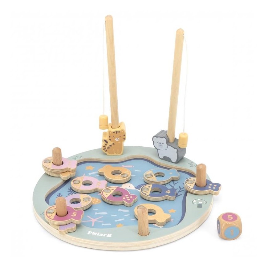 Viga Toys Viga PolarB Medinė žuvies medžioklė – 4