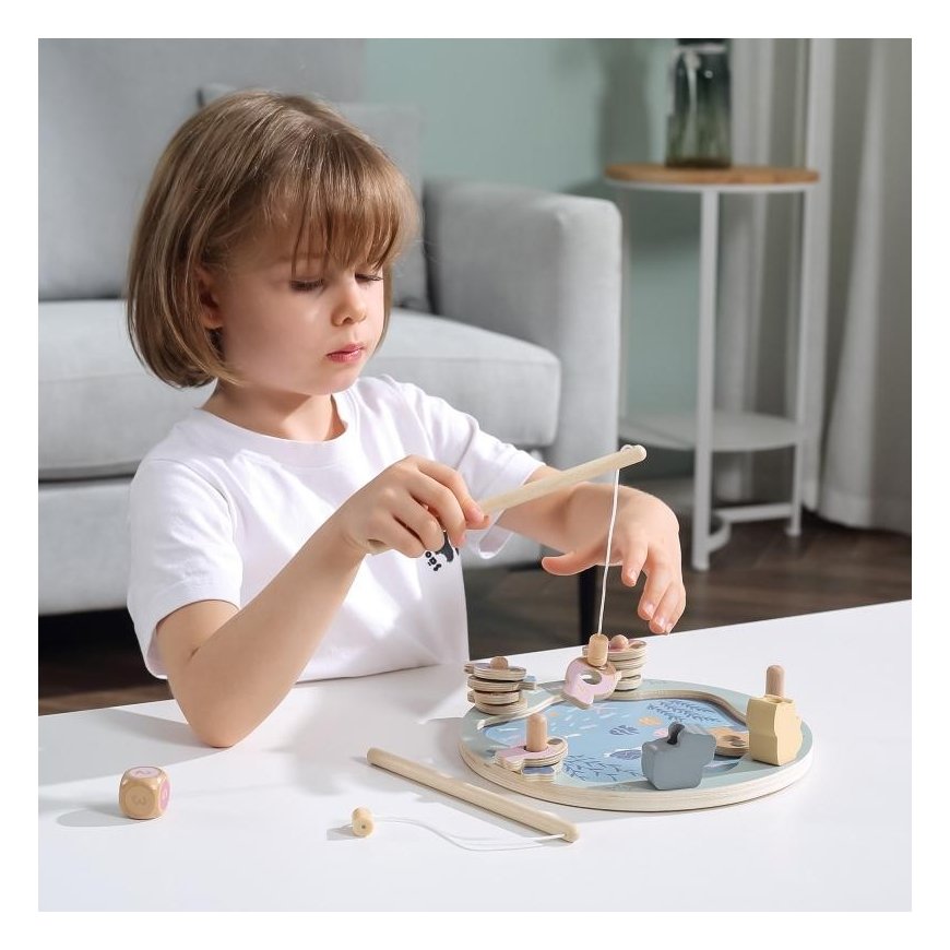 Viga Toys Viga PolarB Wooden fish hunt – 5