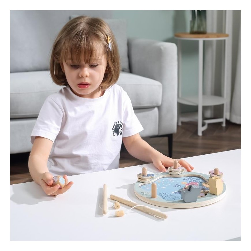 Viga Toys Viga PolarB Wooden fish hunt – 8