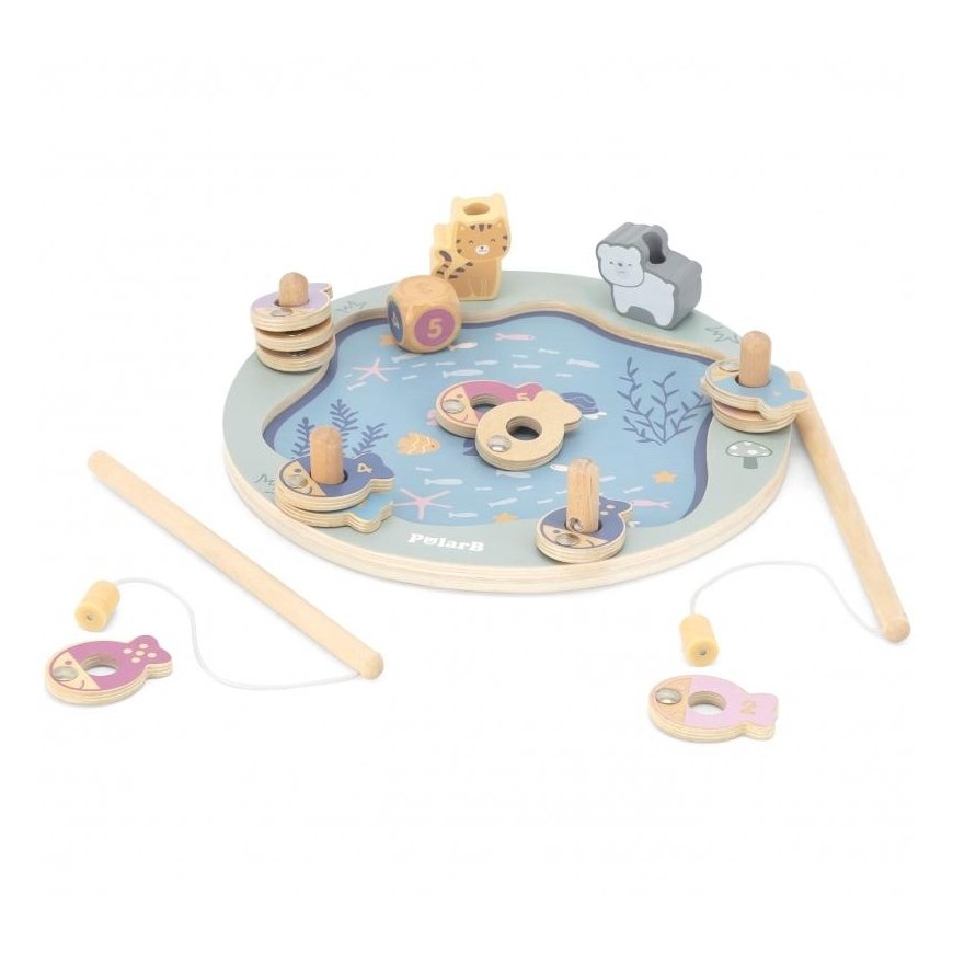 Viga Toys Viga PolarB Wooden fish hunt – 9