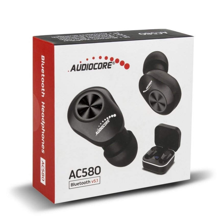 Audiocore 5.1 TWS BT Headphone with AC580 Charging Dock – 2