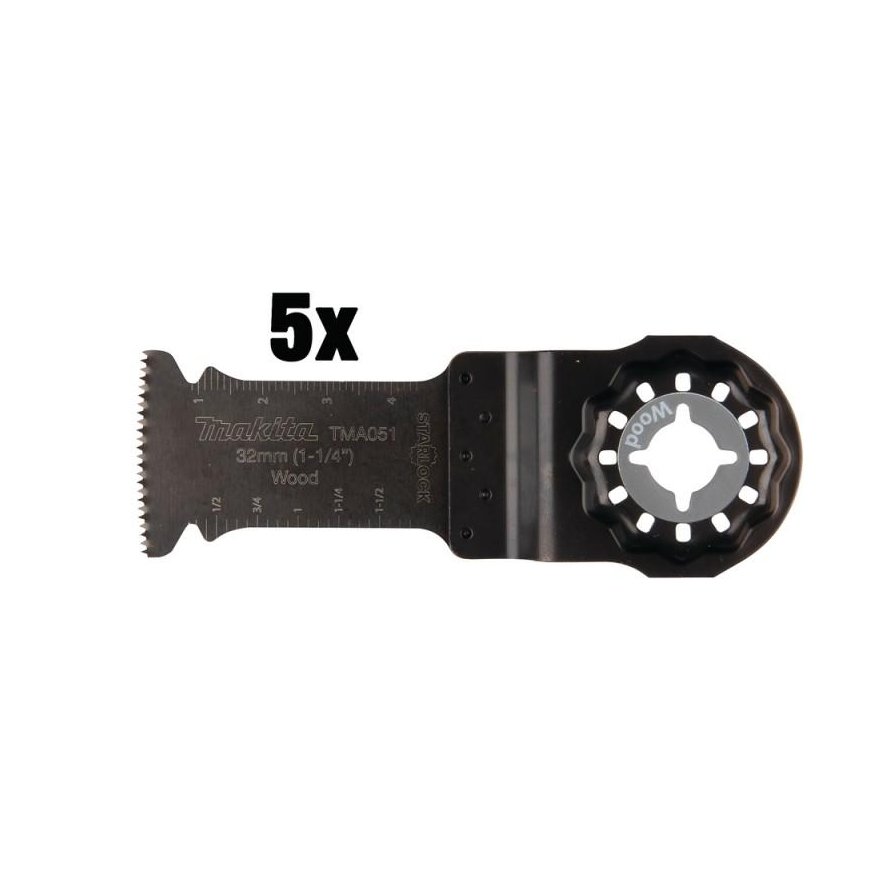 Makita B-64858-5 Plunge cutting discs 32mm TMA051 HCS, STARLOCK, Wood, 5Pcs – 3
