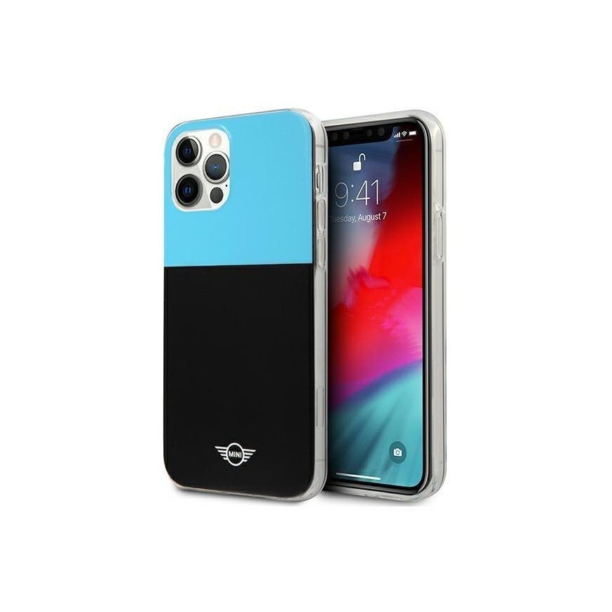 Mini Morris Mini Mini MIHCP12MPCUCBLB iPhone 12/12 Pro 6.1" Blue/Blue Hard Case Color Block – 2