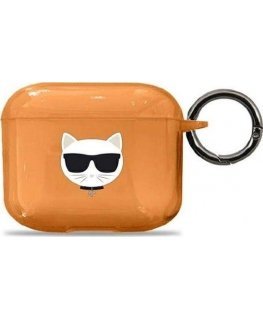 Karl Lagerfeld KLA3UCHFO AirPods 3 Cover Orange/Orange Choupette