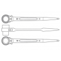 Proline Pro-Line Scaffold Wrench with Ratchet 19 x 22 mm (36722) Proline Pro-Line Scaffold Wrench with Ratchet 19 x 22 mm (36722)