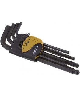 Set of 9 hex keys PROXXON 1.5-10mm