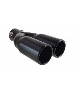 Stainless steel exhaust muffler tip amio mt 004b black