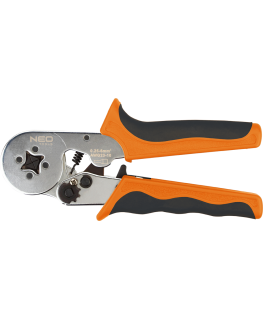 NEO Crimping tool for rear sleeves, sleeve diameter: 0.25 - 6 mm2