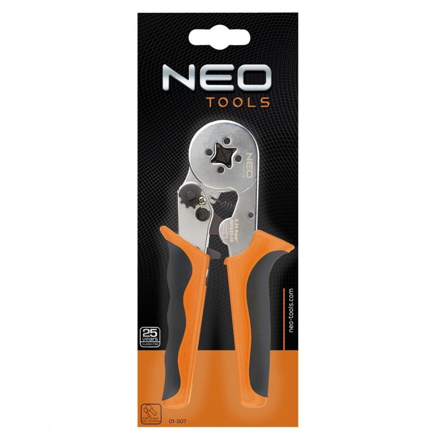 NEO Užspaudimo įrankis galinėms rankovėms, rankovės skersmuo: 0,25 - 6 mm2 – 6
