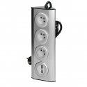 Orno Baldai, kitchen outlet with USB charger, Velcro fastening with 1.5m cable - 3x2P + Z, 2xUSB, IN Orno Baldai, kitchen outlet with USB charger, Velcro fastening with 1.5m cable - 3x2P + Z, 2xUSB, IN