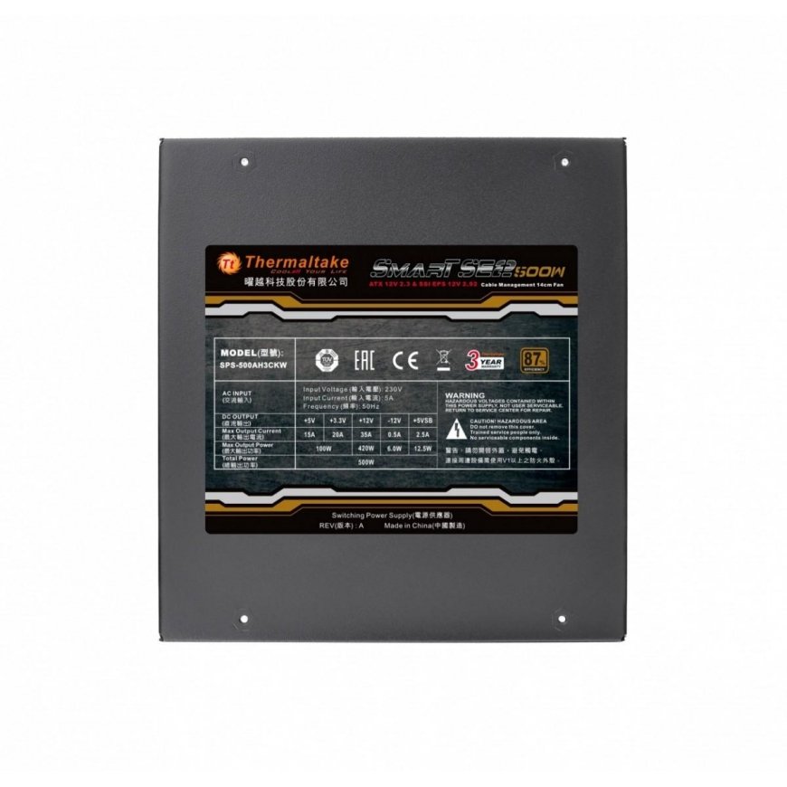 Power supply Thermaltake Smart SE2 500W PS-SPS-0500MNSAWE-1 (500 W, Active, 120 mm) – 4