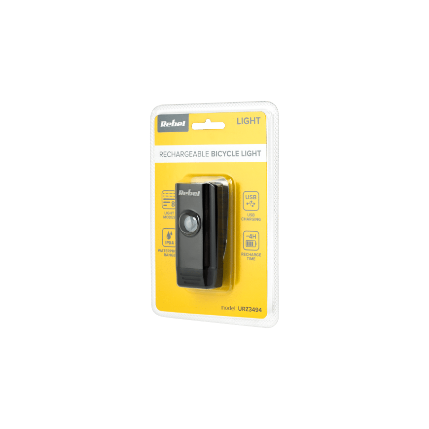 Rebel Rechargeable Bicycle Front Light – 9