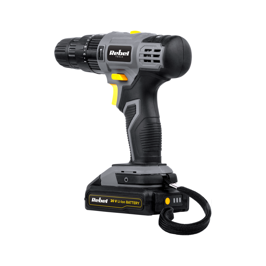 Rebel Tools RB-1002 drill 20 V 1 x 2 Ah battery – 4