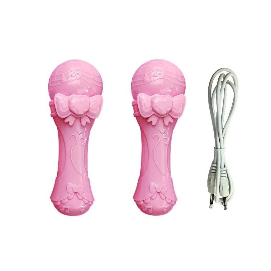 Lean Cars Music Box on Stand Microphone Speaker Pink – 8