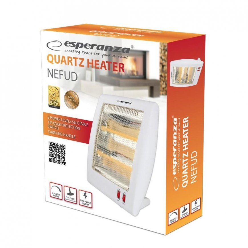 Esperanza Nefud kvarcinis 400W/800W šildytuvas – 2