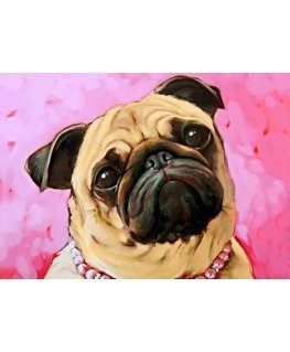 Beldizart SALE (discontinued) Pug 38*27 cm WD182