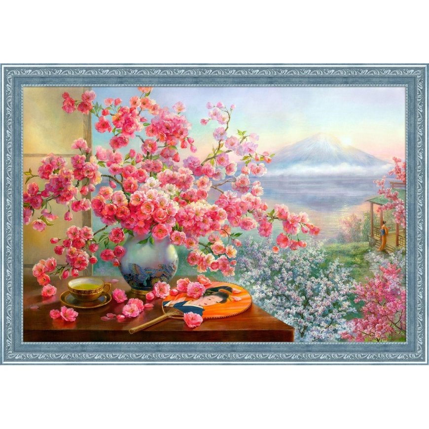 Beldizart Sakura bouquet 60x40 cm AZ-1823