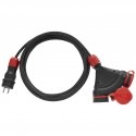 AW-Tools AWTOOLS pratęsimo laidas EXTREME 20m 3x1,5mm 3 IŠVESTYS IP54 16A / 4000W AW-Tools AWTOOLS pratęsimo laidas EXTREME 20m 3x1,5mm 3 IŠVESTYS IP54 16A / 4000W