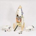 CLASSIC WORLD wooden rocket - house + figurines CLASSIC WORLD wooden rocket - house + figurines