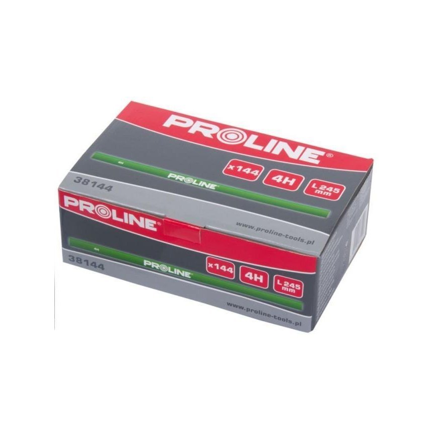 Proline Pro-Line Masonry pieštukas kietas žalias 4H 245mm 144vnt. (38144)
