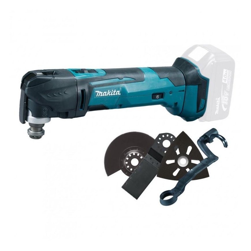 Makita DTM51ZJX1 Cordless universal pendulum tool 18V 6000-20000 movements per min, amplitude 3.2° t – 5