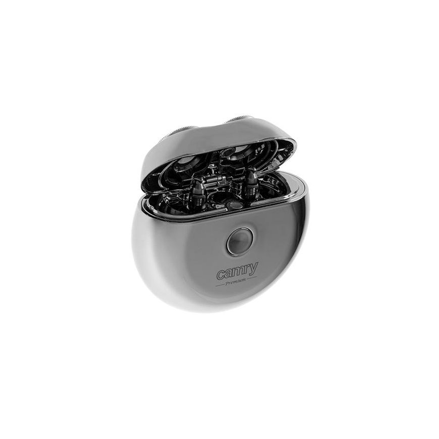 Barzdaskutė Camry CR 2938 Kelionių skustuvas 2 galvutės iš ausų – 5