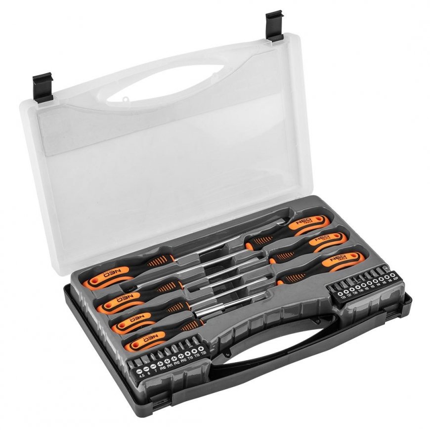 NEO Screwdrivers and screwdriver bits, set
