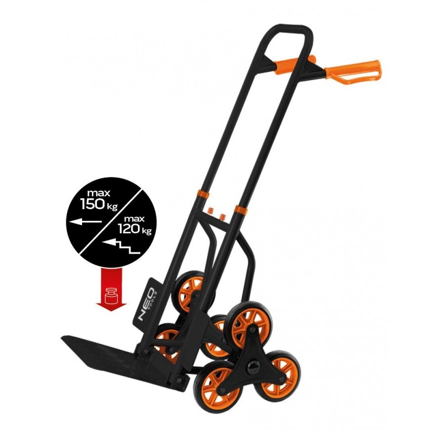 Neo Stair transport trolley, foldable, carrying capacity 150 kg (84-402) – 4