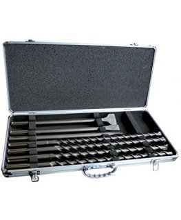 Frąžtų ir kaltų komplektas lagamine Makita D-40571