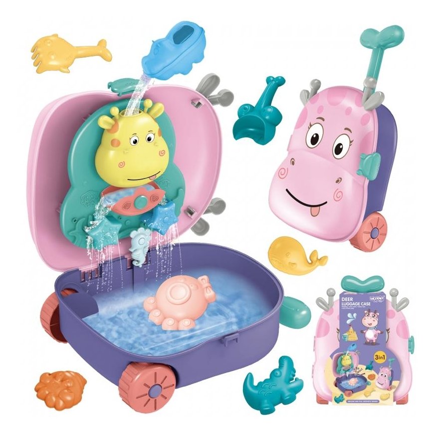 WOOPIE Set do Piasku 3w1 Walizka