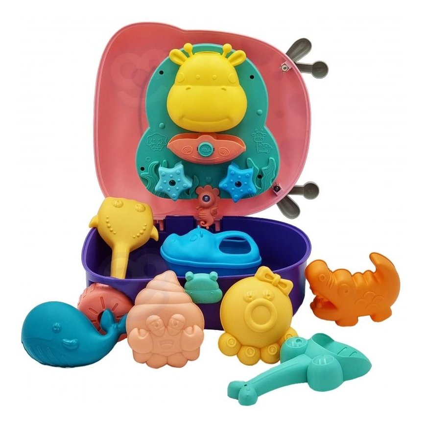 WOOPIE Set do Piasku 3w1 Walizka Jelonek + Zabawka Wodna – 5