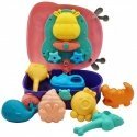 WOOPIE Set do Piasku 3w1 Walizka Jelonek + Zabawka Wodna