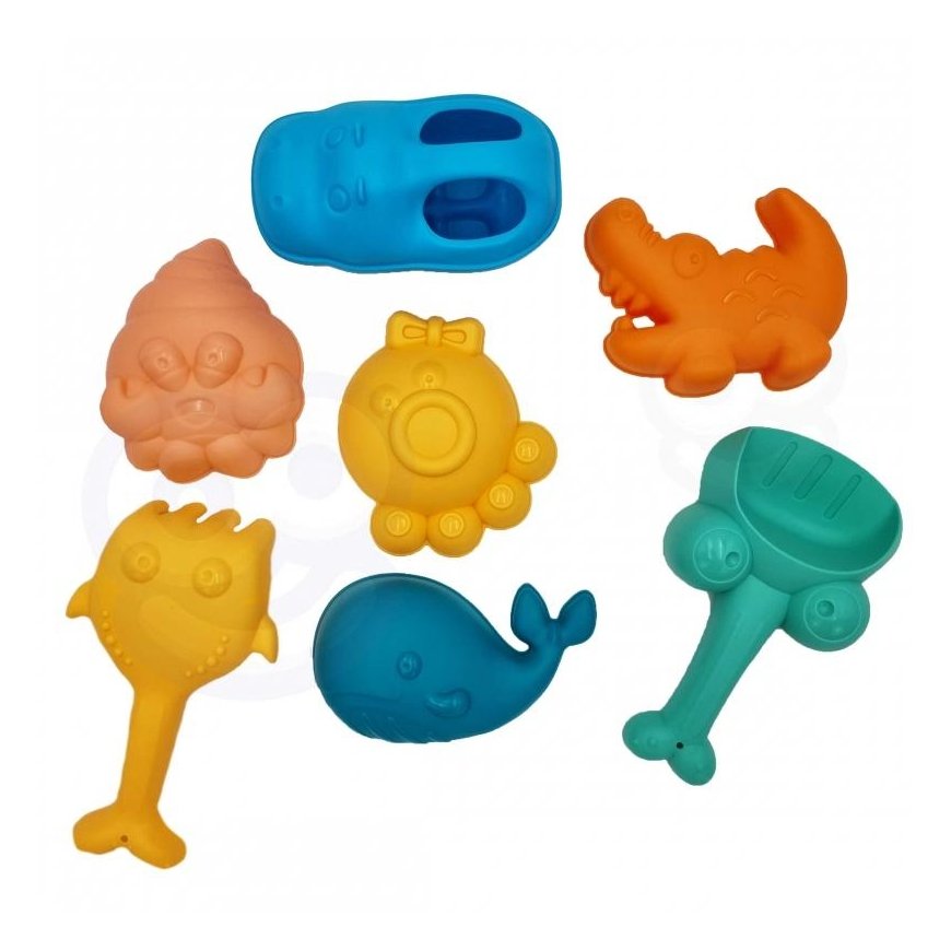 WOOPIE Rinkinys do Piasku 3w1 Walizka Jelonek + Zabawka Wodna – 7