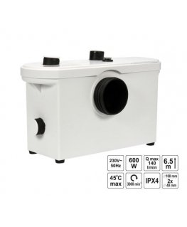 FALA nuotekų siurblys 600W su smulkintuvu 75951