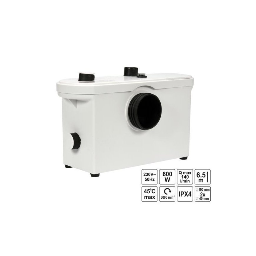 FALA nuotekų siurblys 600W su smulkintuvu 75951