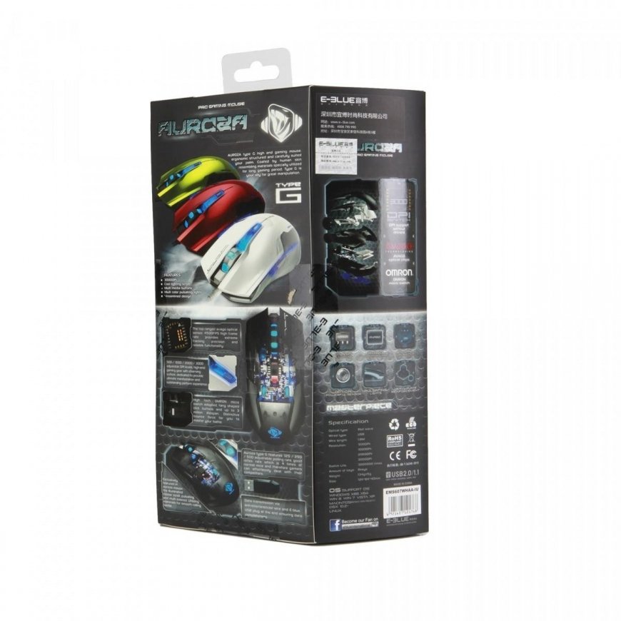 E-Blue E-Mėlyna Auroza G pelė (EMS607GRAA-IU) – 4